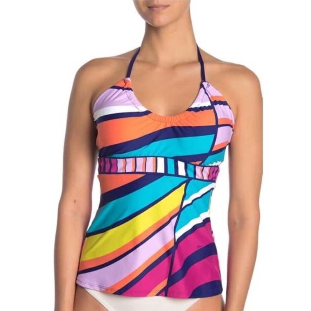 Trina Turk Catch a Wave Tankini Top